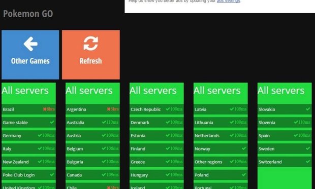 Brasil apareceu na lista de servidores ativos da Niantic (Foto: Reprodução)