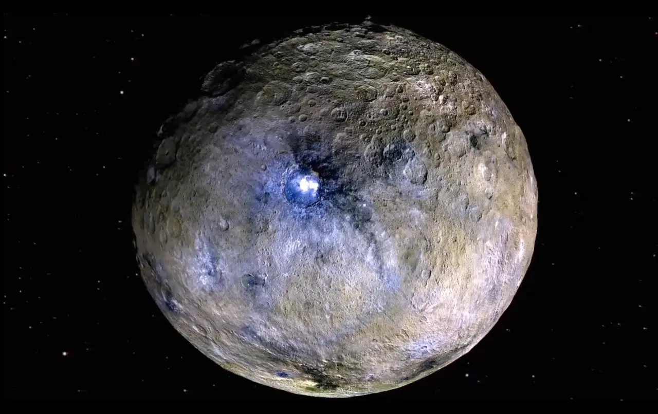 Imagem mostra Ceres para um artigo de tudo sobre 