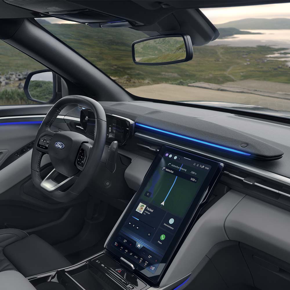Imagem mostra o novo Ford Explorer para um artigo sobre seu lançamento