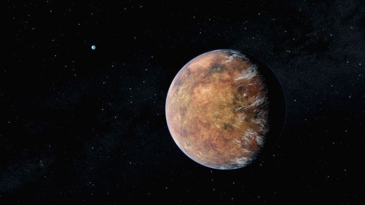 Imagem ilustra exoplaneta para um artigo falando sobre a descoberta de mais de 160 exoplanetas