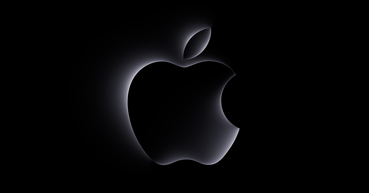 imagem mostra logo da Apple