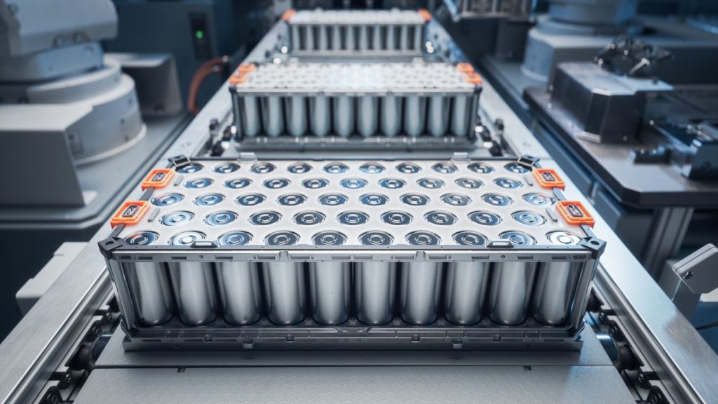 Imagem ilustra bateria inovadora criada para carros elétricos