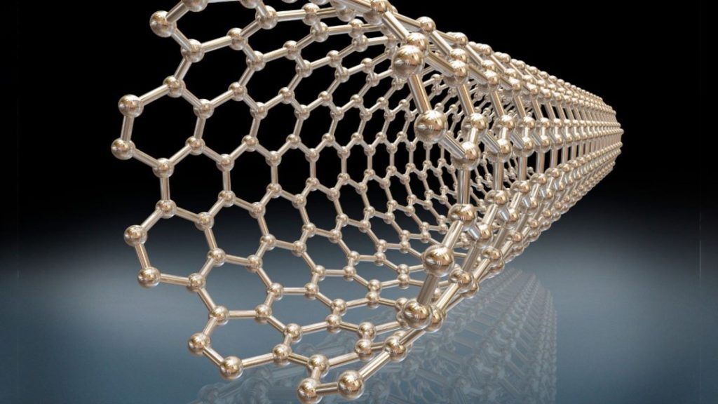 Imagem mostra nanotubo