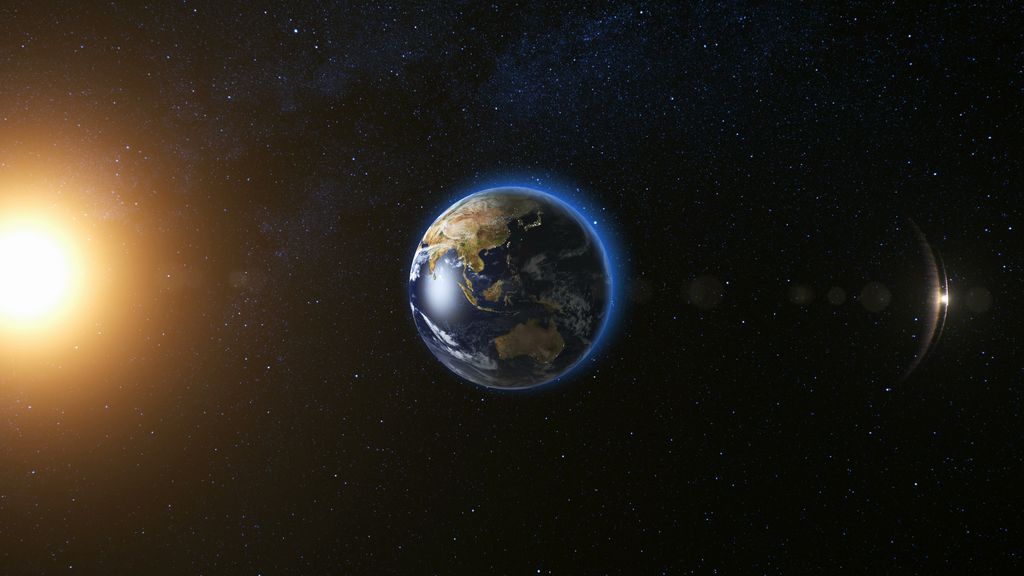 Imagem mostra ilustração da Terra