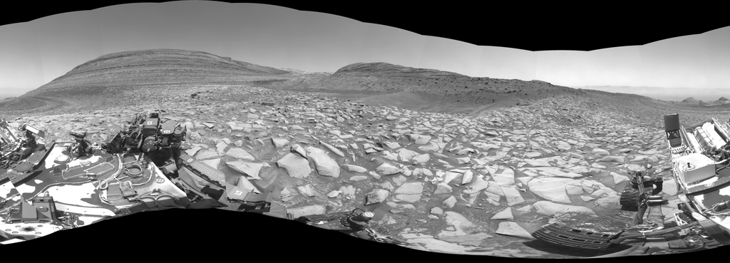 Imagem mostra superfície de Marte capturada pela sonda Curiosity 