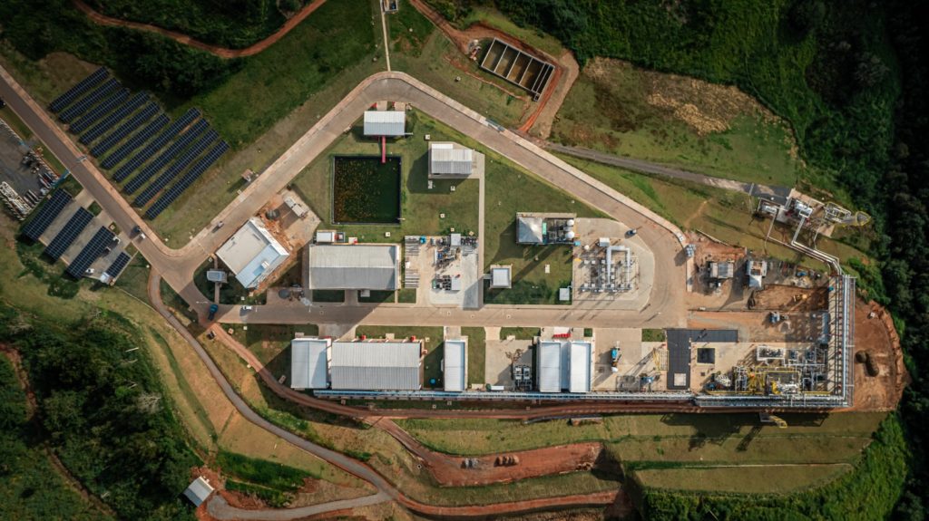 Imagem aérea do Centro Tecnológico para o Pré-sal Brasileiro – CTPB