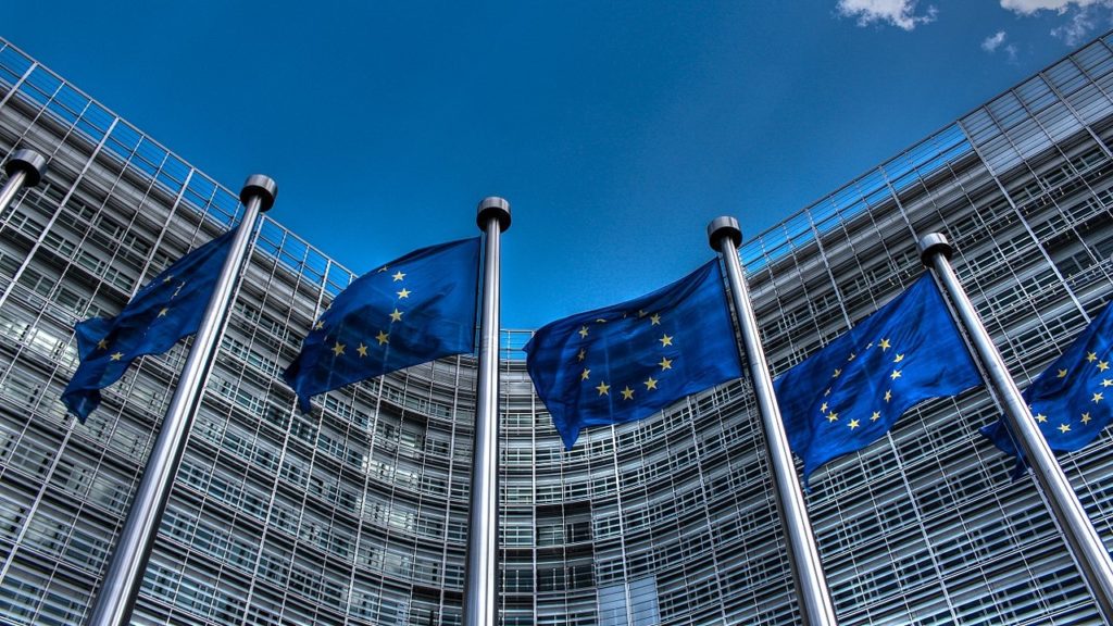 Bandeiras da União Europeia (foto: Thijs ter Haar/Wikimedia Commons)