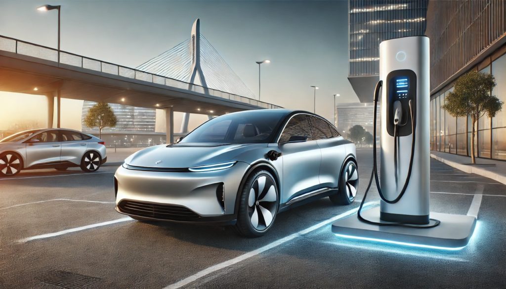 imagem de carro elétrico
