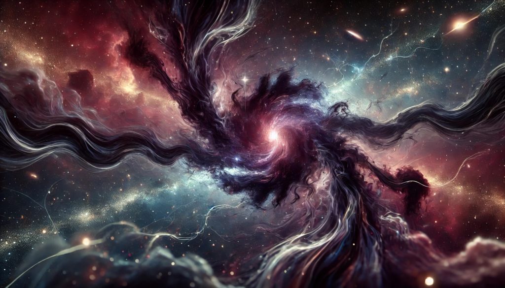 imagem de uma energia escura