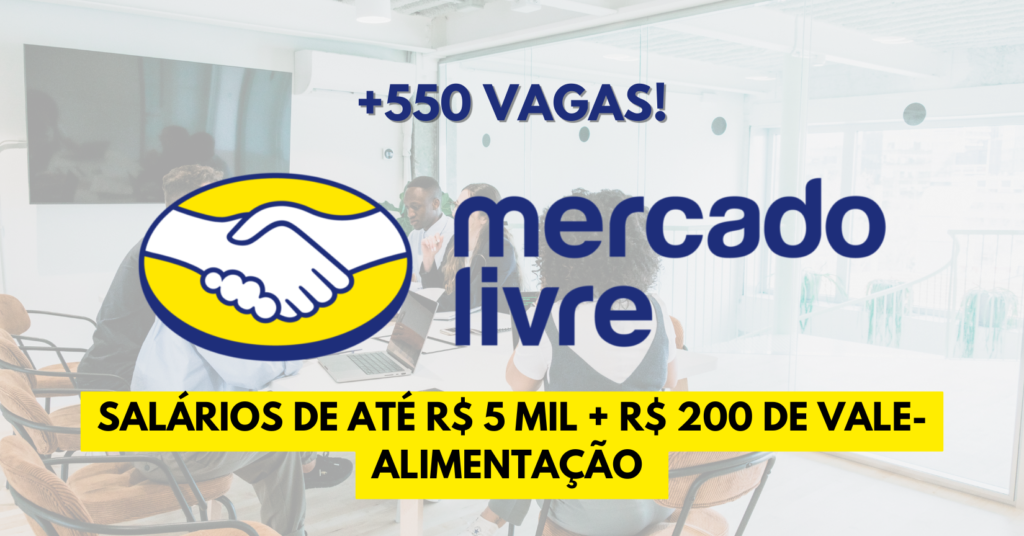 Trabalhe de segunda a sexta no Mercado Livre