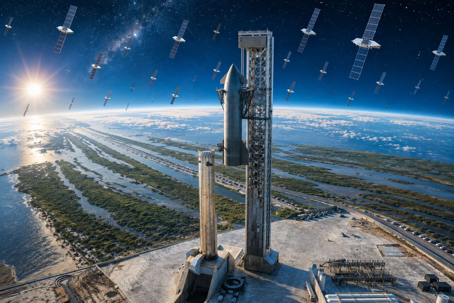 SpaceX solicita autorização para lançar mais 100 mil satélites nos EUA